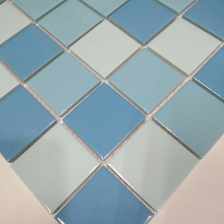 Mosaic Gốm Sứ trộn màu 48x48x6mm MSG480610
